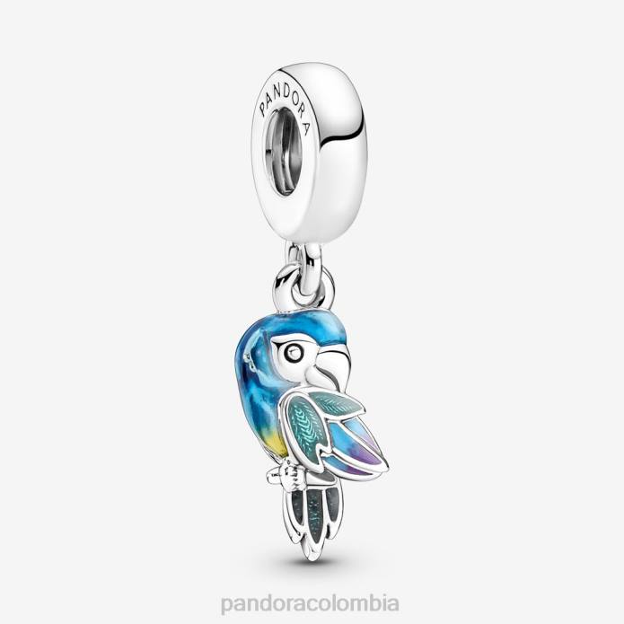 Pandora Charm colgante loro del paraíso de la jungla Plata esterlina J2LX124 accesorios