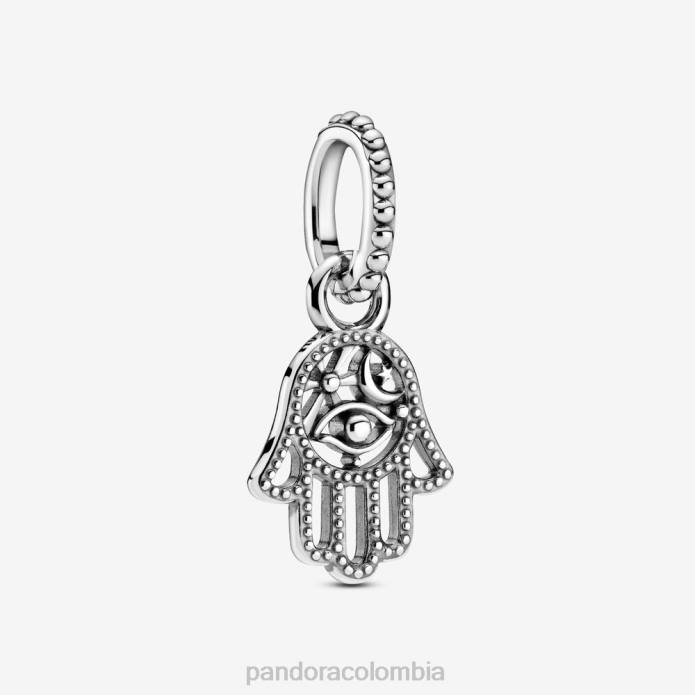 Pandora Charm colgante protector de mano de Fátima Plata esterlina J2LX45 accesorios