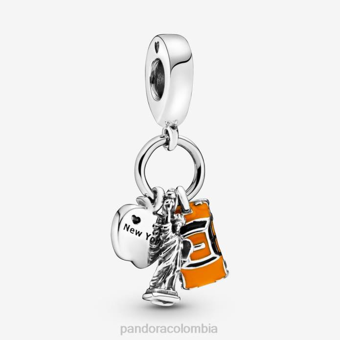 Pandora Charm colgante símbolos de la ciudad de Nueva York Plata esterlina J2LX127 accesorios