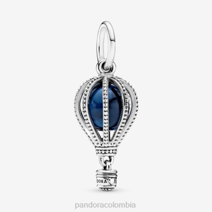 Pandora Charm de viaje en globo aerostático plata esterlina/azul J2LX153 accesorios