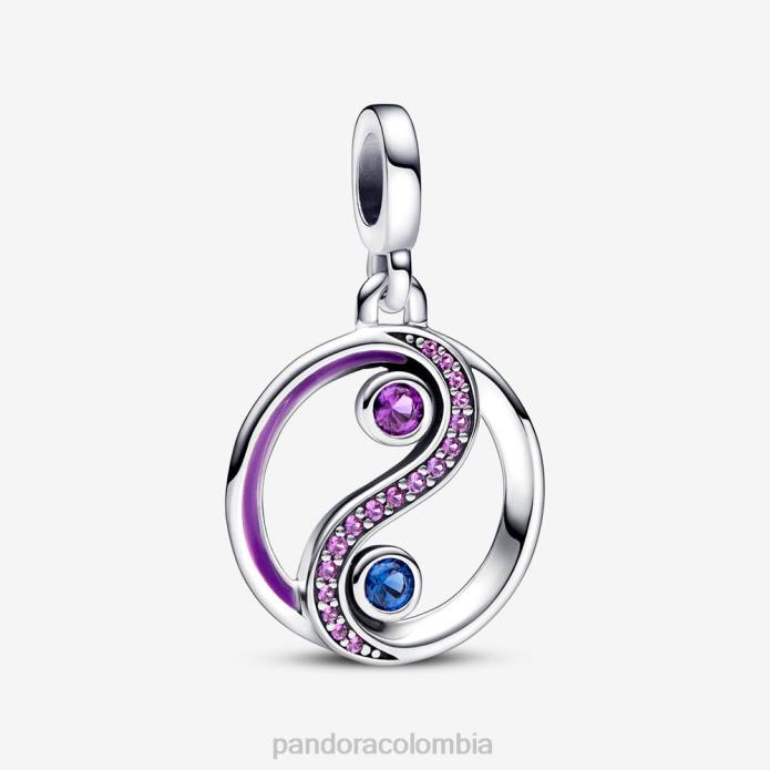 Pandora Me equilibra el medallón del yin y el yang. Plata esterlina J2LX816 accesorios