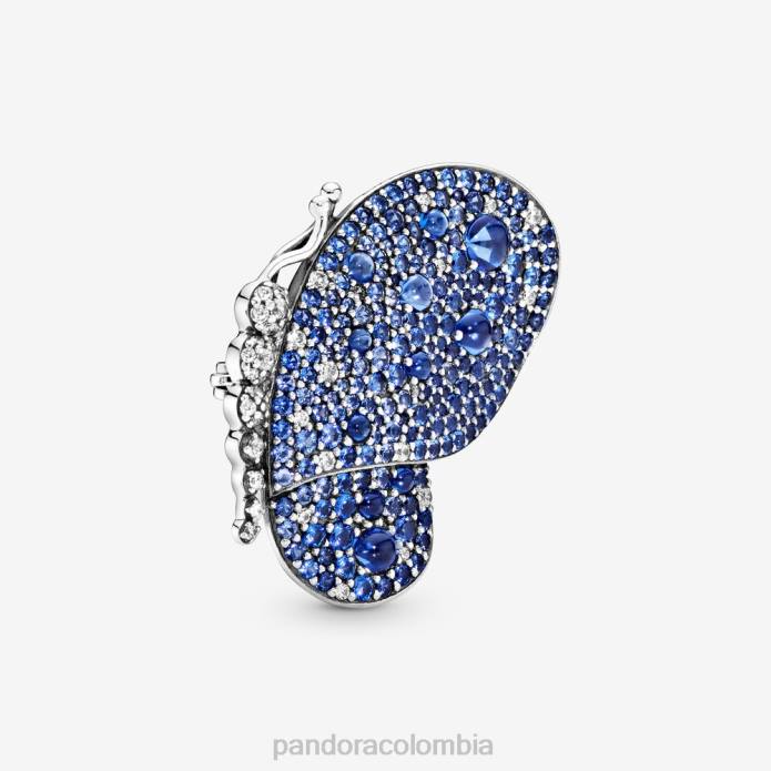 Pandora broche de mariposa plata esterlina/azul J2LX819 accesorios