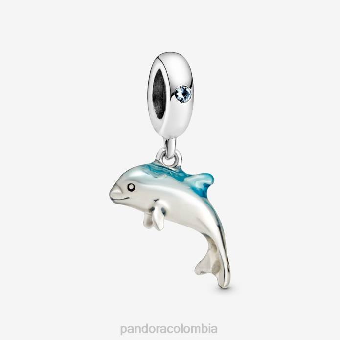 Pandora charm colgante con delfín brillante Plata esterlina J2LX116 accesorios