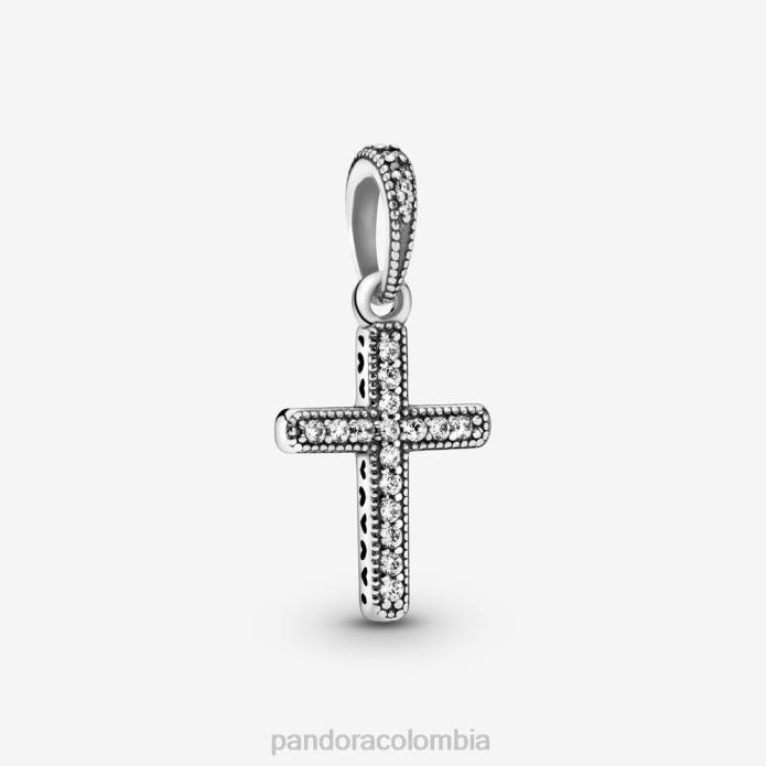 Pandora colgante de cruz brillante Plata esterlina J2LX810 accesorios