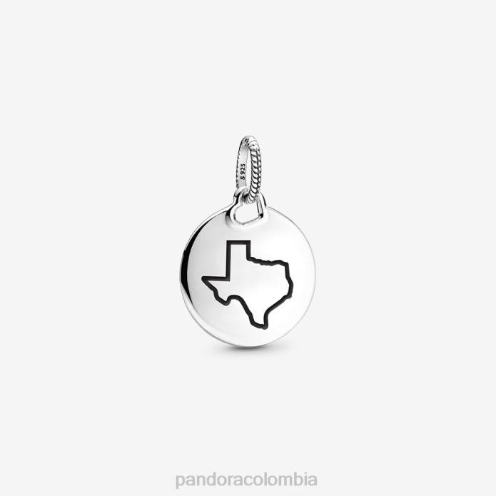 Pandora colgante redondo de texas color estándar J2LX255 accesorios
