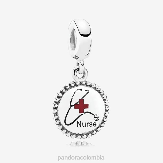 Pandora dije colgante de enfermera Plata esterlina J2LX214 accesorios