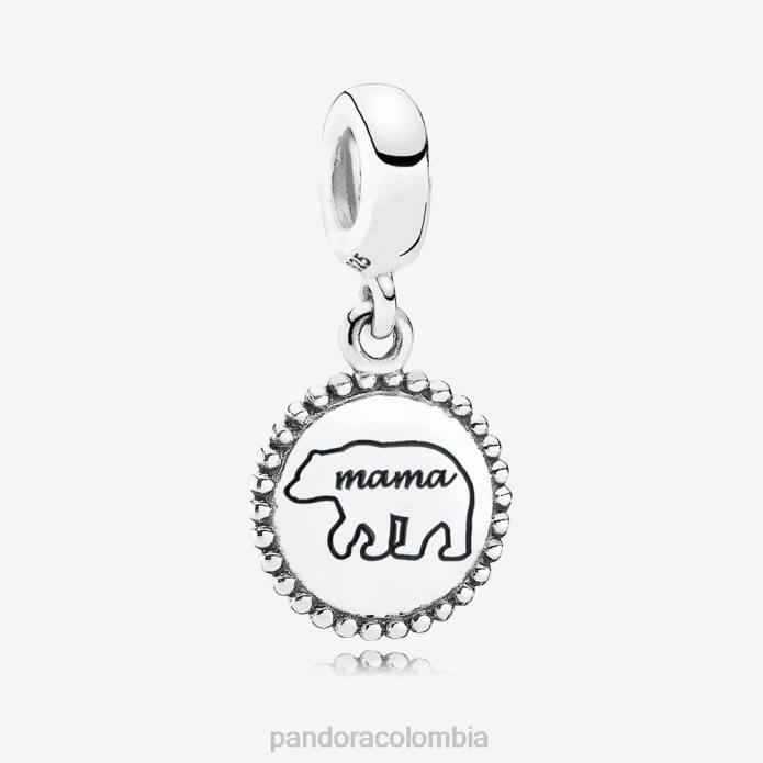 Pandora dije colgante de mamá osita Plata esterlina J2LX302 accesorios