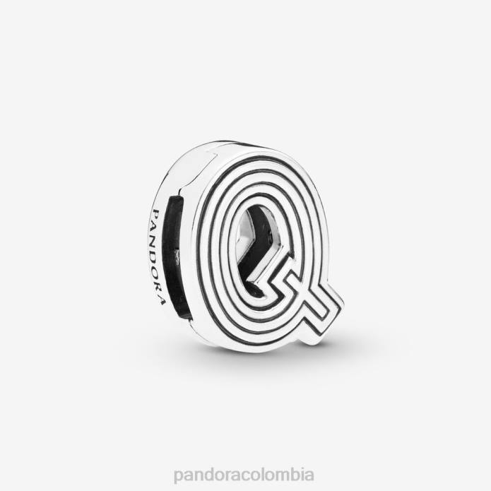 Pandora Charm clip reflexiones letra q Plata esterlina J2LX42 accesorios