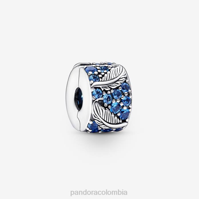 Pandora Charm con clip de pluma curvada y pavé Plata esterlina J2LX25 accesorios