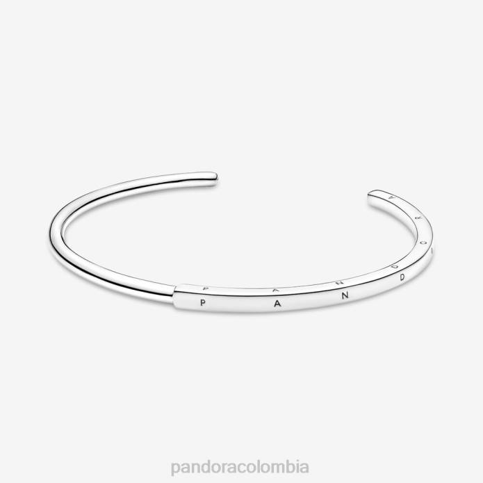 Pandora brazalete abierto con firma i-d Plata esterlina J2LX438 accesorios