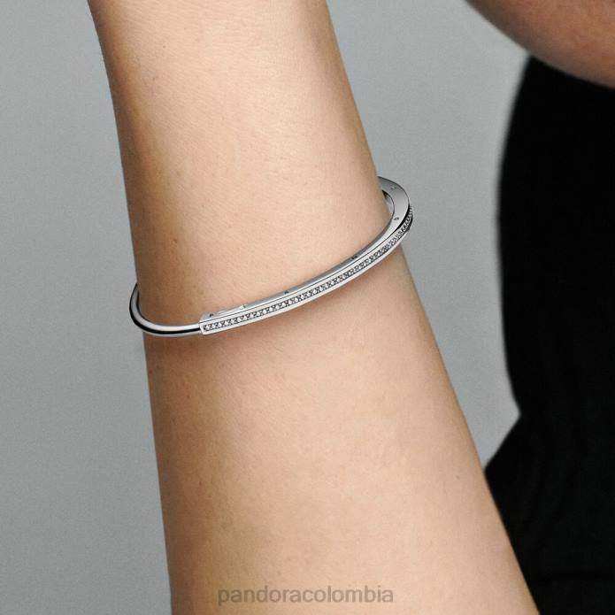 Pandora brazalete con pavé exclusivo de i-d Plata esterlina J2LX436 accesorios