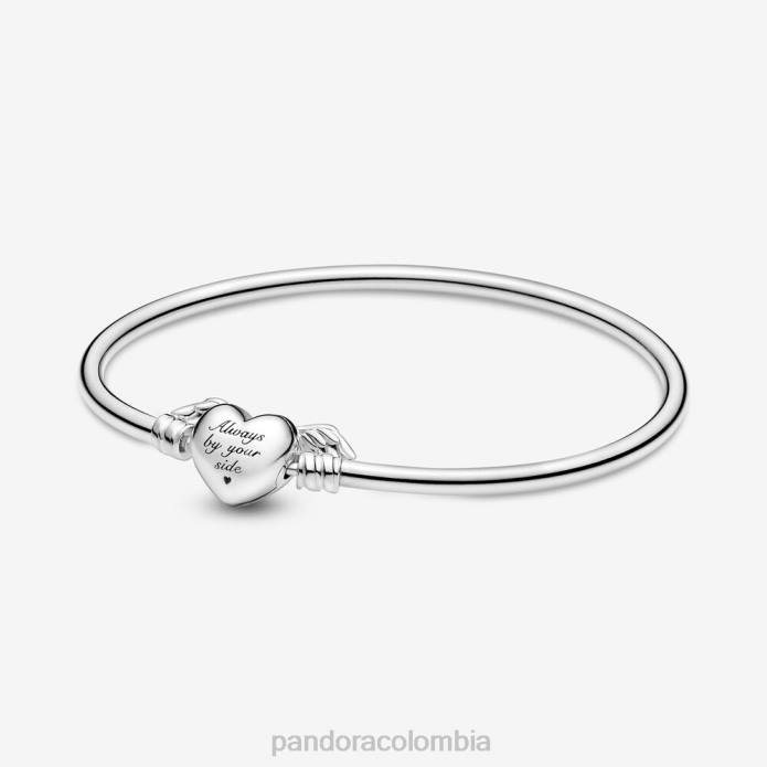 Pandora momentos brazalete de corazón alado Plata esterlina J2LX421 accesorios