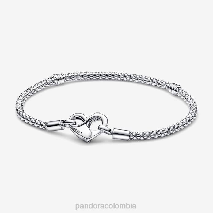 Pandora pulsera Moments con cadena y tachuelas Plata esterlina J2LX346 accesorios