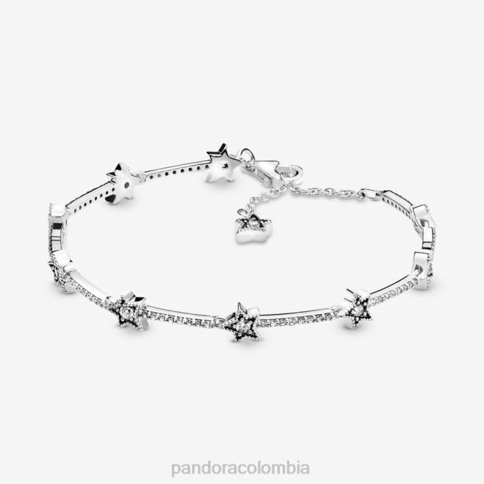 Pandora pulsera de estrellas celestes Plata esterlina J2LX466 accesorios