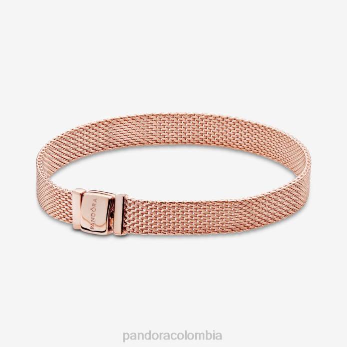 Pandora pulsera de malla reflexiones Oro de Rose plateado J2LX385 accesorios
