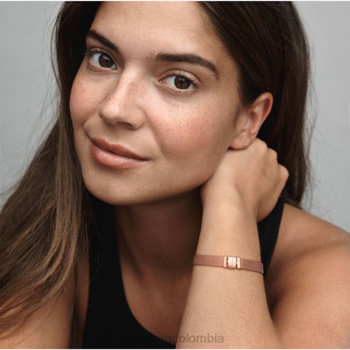 Pandora pulsera de malla reflexiones Oro de Rose plateado J2LX385 accesorios