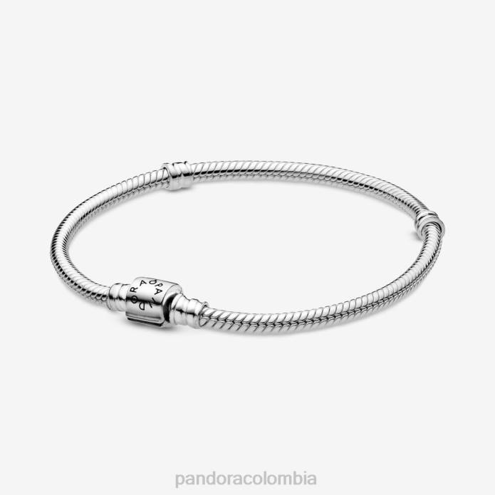 Pandora pulsera con cadena de serpiente y cierre de barril Moments Plata esterlina J2LX344 accesorios