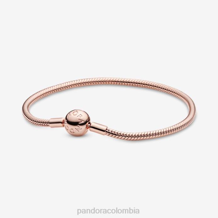 Pandora pulsera de cadena con serpiente Moments Oro de Rose plateado J2LX341 accesorios