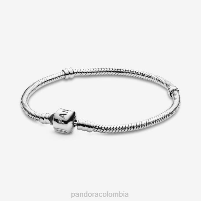Pandora pulsera de cadena con serpiente Moments Plata esterlina J2LX381 accesorios