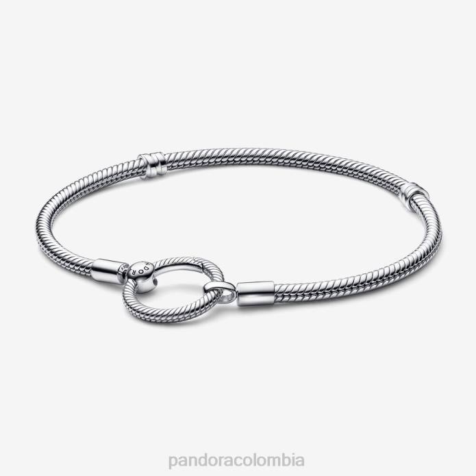 Pandora pulsera de cadena de serpiente con cierre Moments o Plata esterlina J2LX411 accesorios