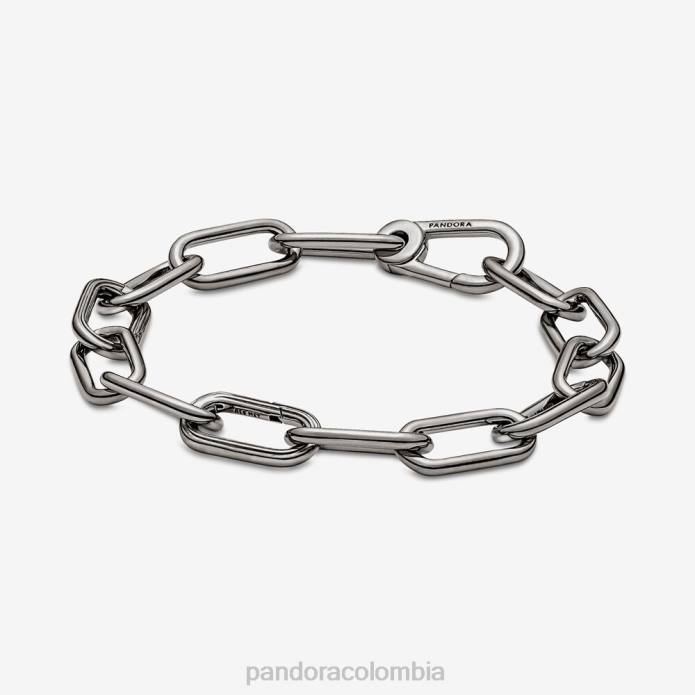 Pandora pulsera de cadena de eslabones chapado en rutenio J2LX474 accesorios