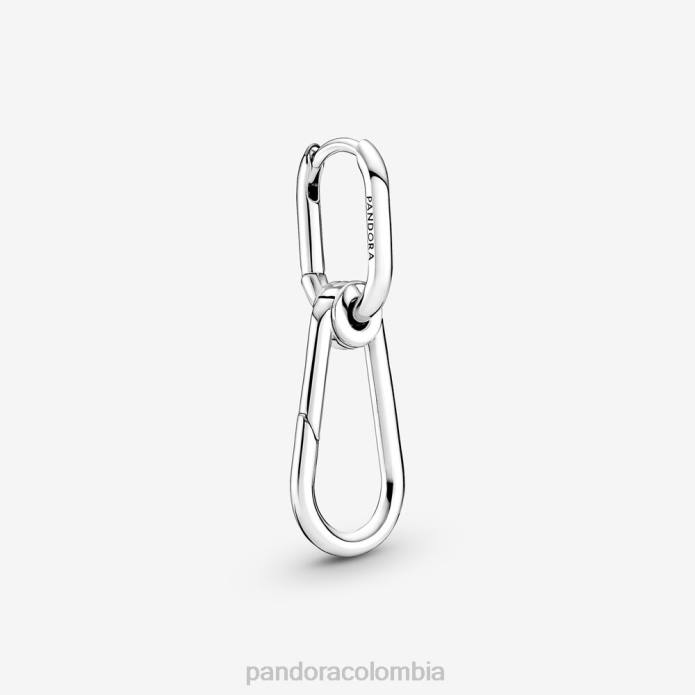 Pandora pendiente de aro único con eslabones Plata esterlina J2LX844 accesorios